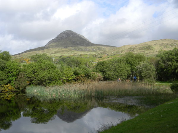 View from gadens at Kylemore Abbey