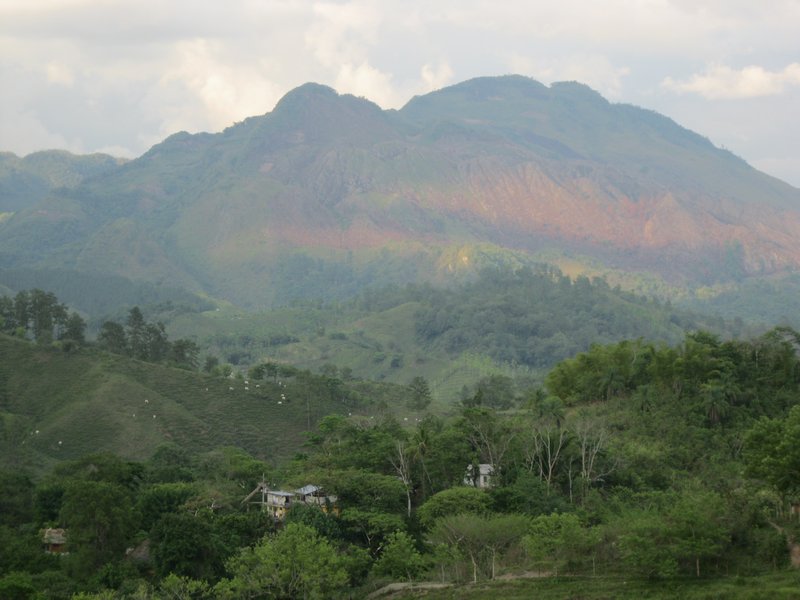 View of hill from Lanquin