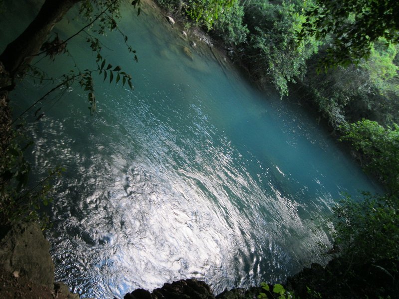 The Lanquin river
