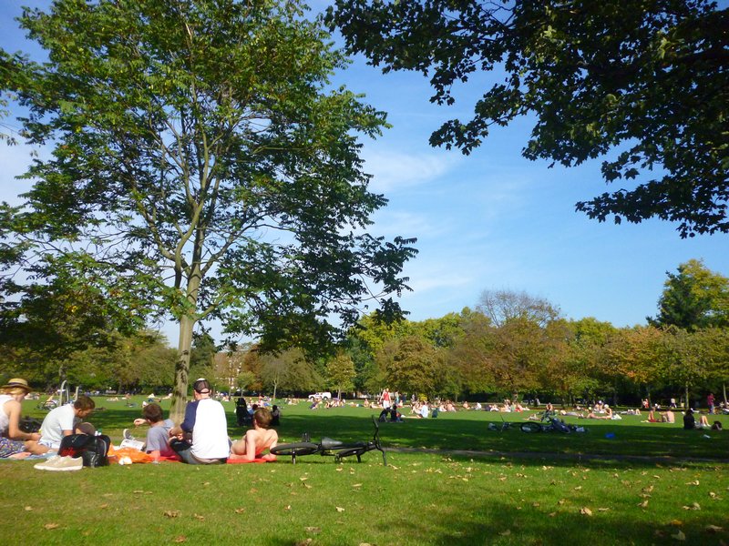 Victoria Park in Hackney