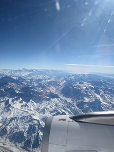 The Andes from the plane