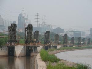 Waterwheels along the Yellow River