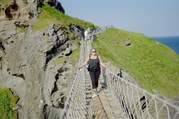 The Carrick-A-Rede Rope Bridge