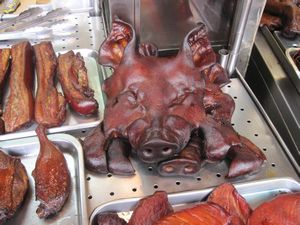 Smoked PIg's face?