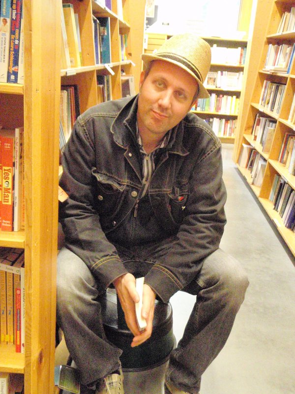 Sean at Powell's Bookstore