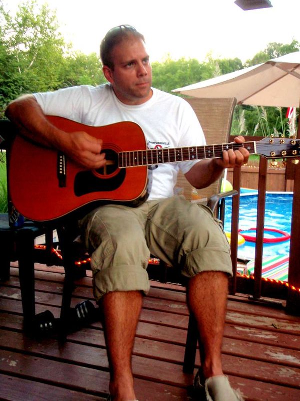 Jim and his guitar