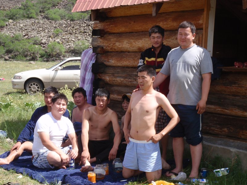 Young Mongolians on vacation