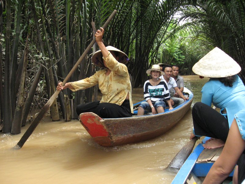 boating on Mekong