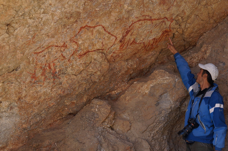 8,500 year old rock art 