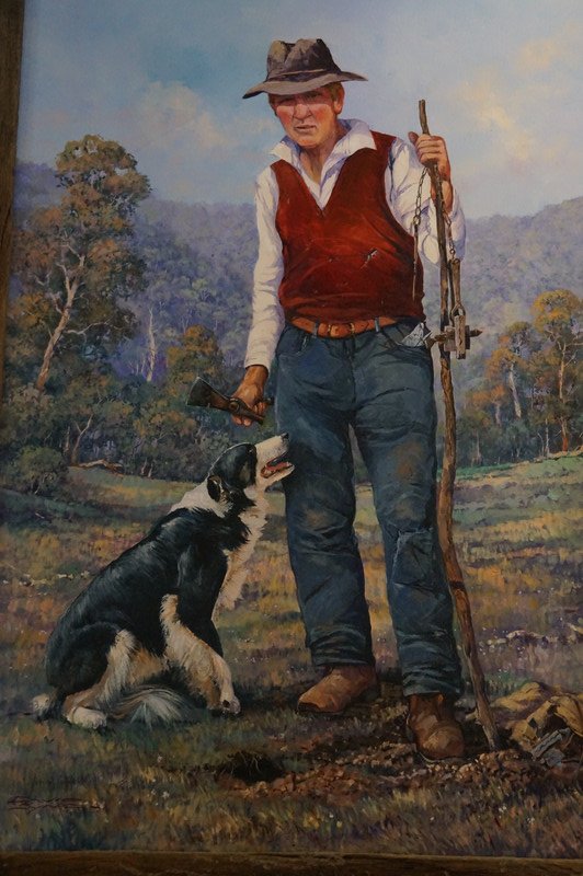 The trapper & his dog 