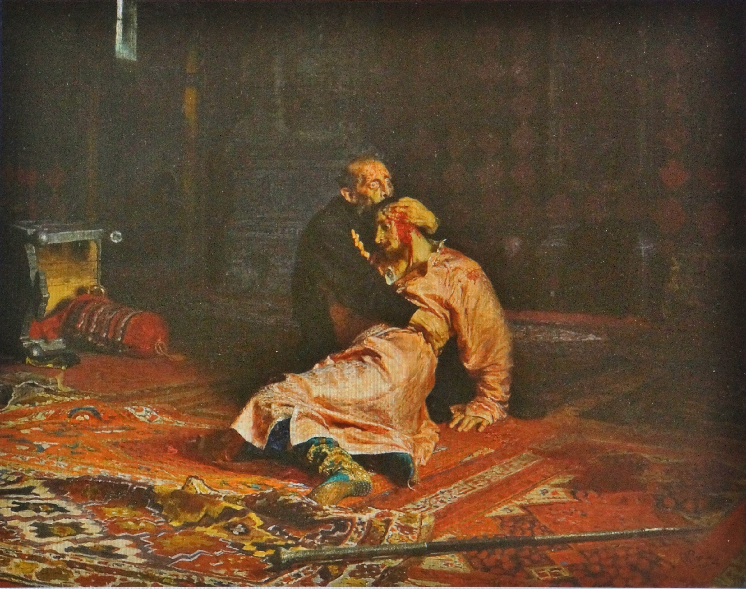 Ivan the Terrible killing his son | Photo