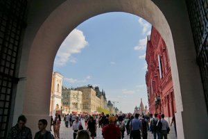 Entering Red Square