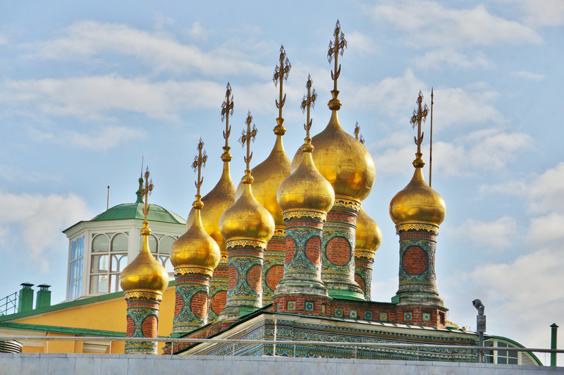 gilded cupolas of the court churches