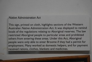 WA Native Administration Act
