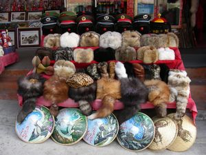 FUR HATS...ASSORTED DOGS OR NYLON
