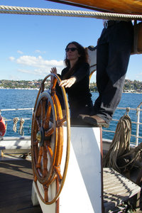 YIKES...CINDY AT THE HELM