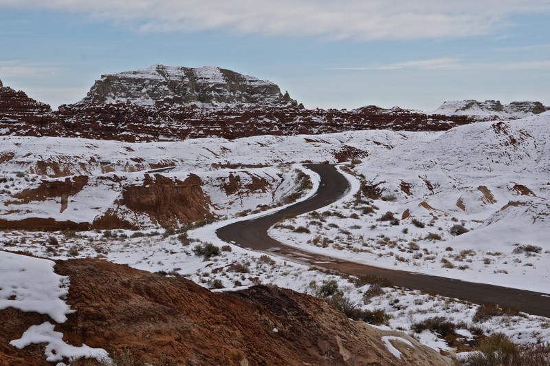 The road to Goblin Valley
