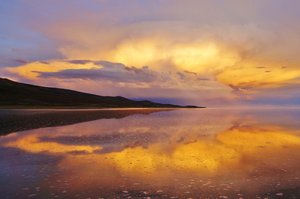 of sunsets over the Salar