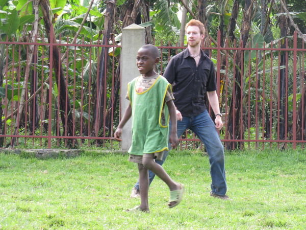 Soccer at an orphanage
