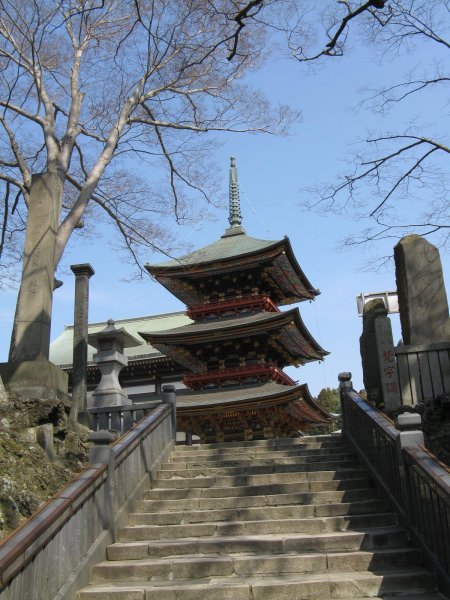 Three story pagotta