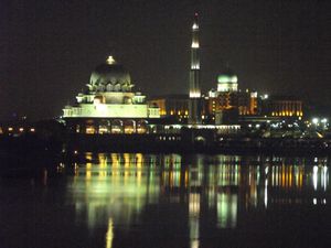 Putra Mosque Across Lake
