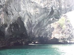 Undercut Rock Formations in Trang Island