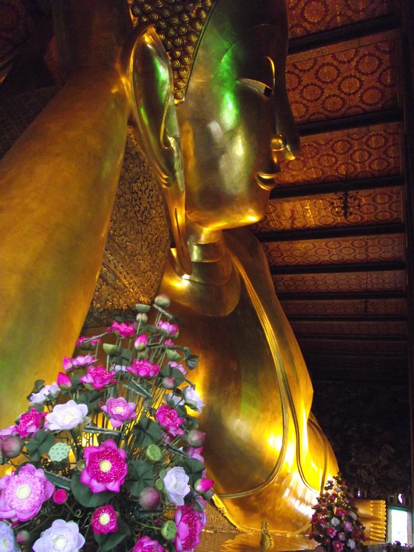 The Giant Golden Reclining Buddha