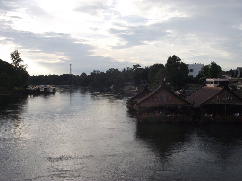 Floating Restaurants at River Kwai