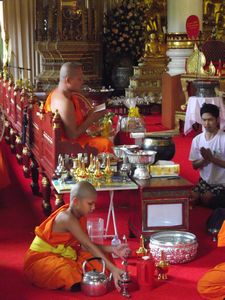A Monk Teaching