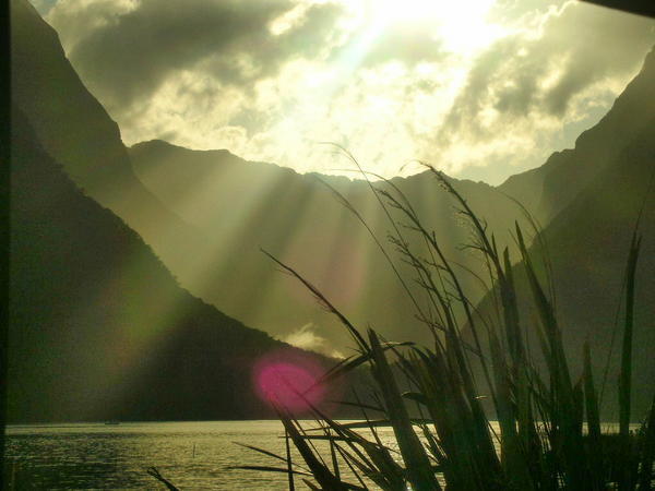 Sunset in Fiordland