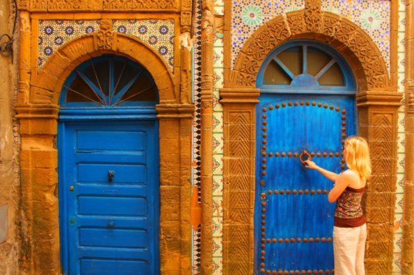 Knock knock in Essaouira