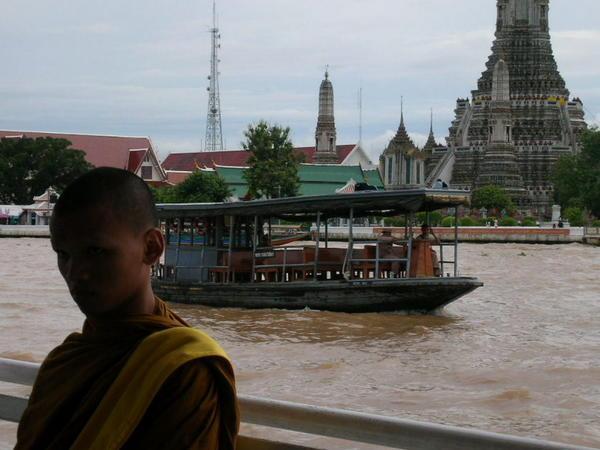 Monks, boats and temples