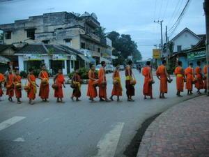 Why did the monk cross the road?