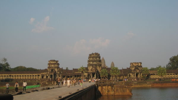 The front entrance of Angkor Wat...the most treasured temple in Cambodia