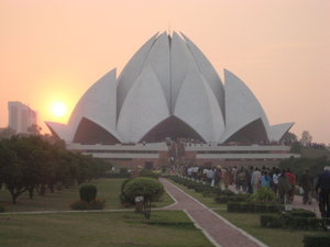 Bahai Lotus Temple in Delhi