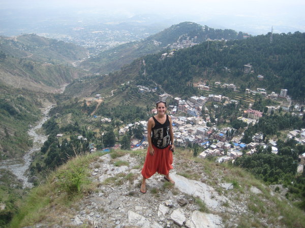 Looking down on Dharamsala