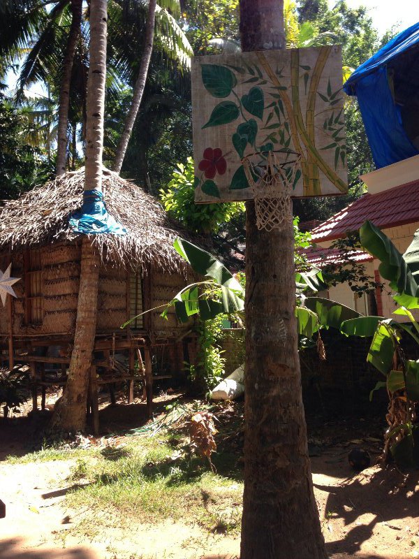 A tree hut at Shiva Garden