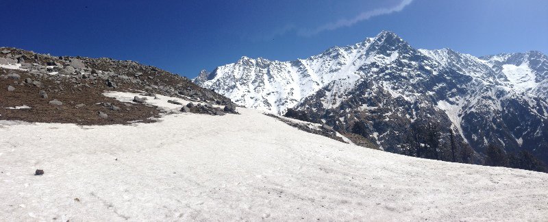 The Dhauladar mountain range