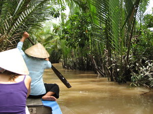 A boat tour down the Mekong
