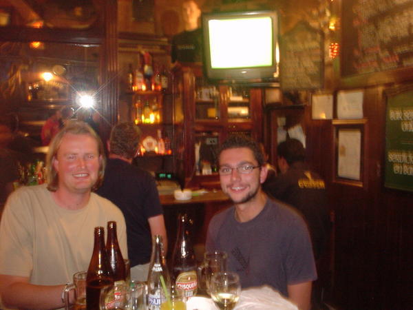 Ronald and Phil in Irish Bar 