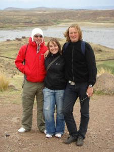 Dave, Katie and Ronald at Sillustani 