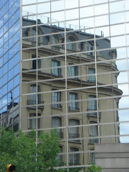 The old reflected in the new 