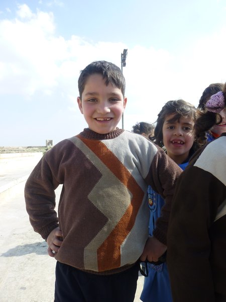 Lovely Gaptoothed Aleppo citadel kids