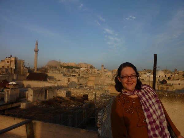 Me on Aleppo Rooftop Sunset