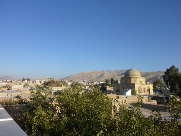 View of the old city of Shiraz from the hotel where I worked for a short while