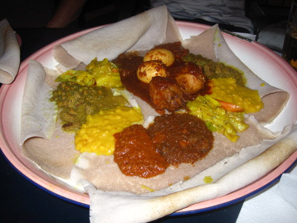 Ethiopian meal!
