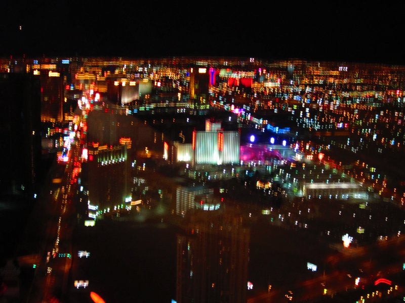 The Strip from the tower