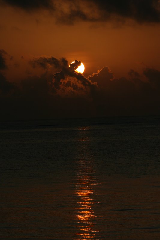 Sunrise on the Equator...