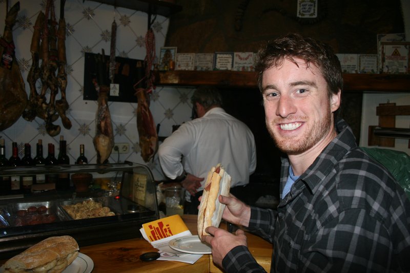 Check Out the Pig Leg in the Background, Went Directly Into Jake's Sandwich...