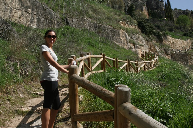 Lauren Hiking in the Ravine...